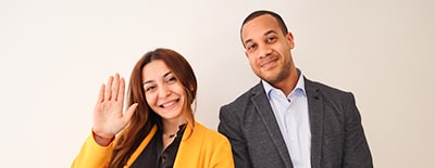 Team BEBS members say Hello 